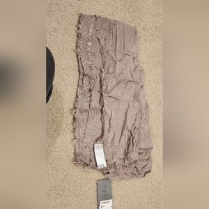 Cinder / Beige Rayon Scarf BRAND NEW